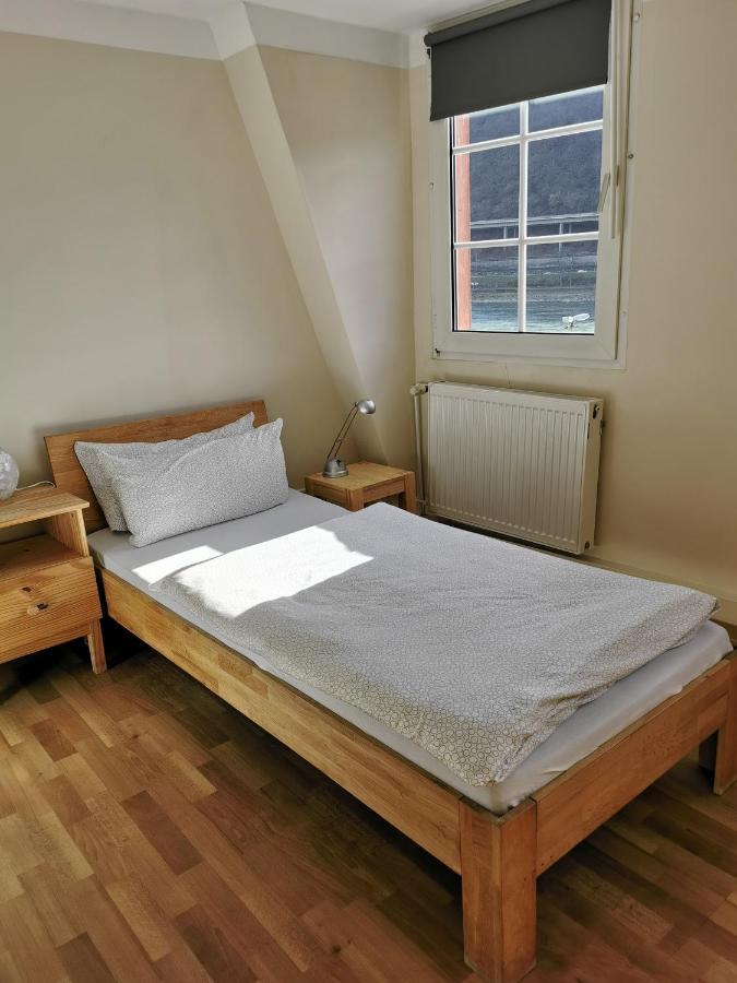 Pension Am Rheinsteig Hotell Leutesdorf Exteriör bild